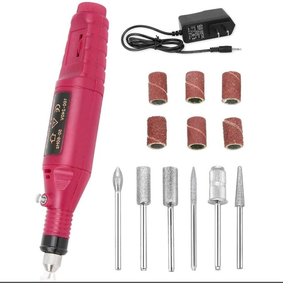 Dremel Nail Polish for File Gel Acrylic Grinder Buffer Tool Finger Drill Kit NEW - Picture 2 of 11